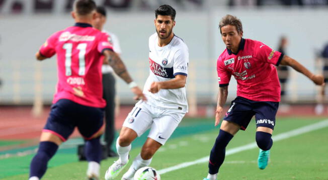 PSG no pudo ante el elenco japonés Cerezo Osaka en amistoso internacional
