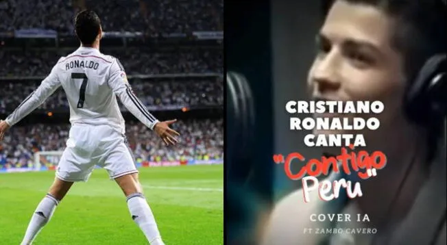 Cristiano Ronaldo 'entona' a viva voz "Contigo Perú" gracias a IA