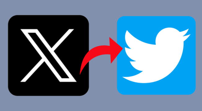 Sigue estos pasos para cambiar el logo de Twitter al antiguo y dejar atrás a la "X".