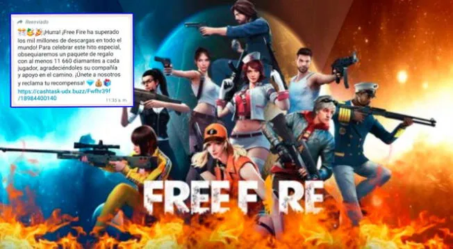 ¡Ten mucho cuidado! Una nueva modalidad de estafa ligada con Free Fire llegó a WhatsApp.