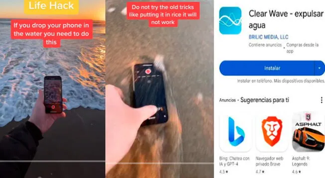 Conoce el truco para recuperar tu teléfono, si es que cae en agua por accidente.
