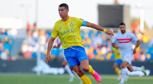 Con gol de Cristiano Ronaldo, Al Nassr empató con Zamalec
