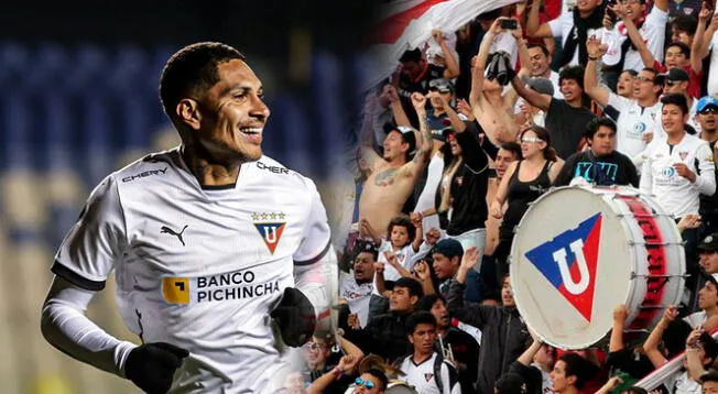 Paolo Guerrero recibe el cariño del hincha de LDU