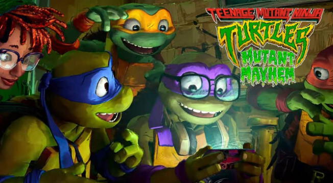 "Tortugas ninja: caos mutante" se luce con póster inspirado en su antigua cinta