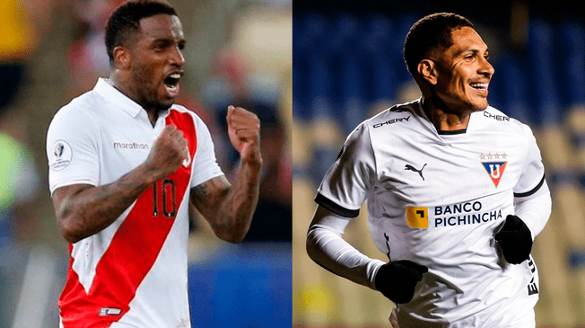 Jefferson Farfán estuvo atento al debut de Paolo Guerrero con LDU.