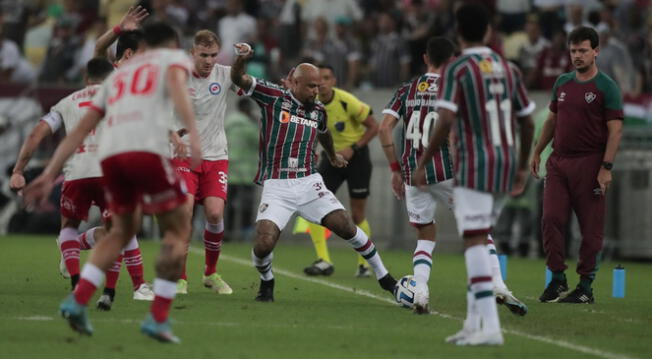 Fluminense y Argentinos Jrs. jugaron en el Estadio Maracaná.