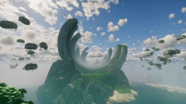 Pandora, el principal escenario de Avatar, tiene una espectacular réplica en Minecraft
