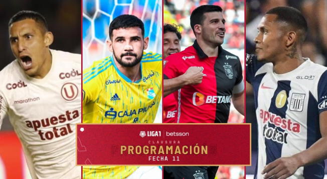 Liga 1 publicó la programación de la fecha 11 del Torneo Clausura.