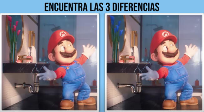 Demuestra tener una habilidad visual superior y halla los cambios presentes.