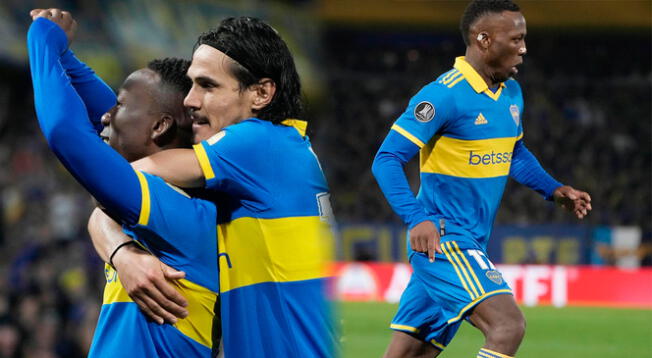 ¡Junto a Cavani! Luis Advíncula celebró el pase de Boca a cuartos de la Libertadores