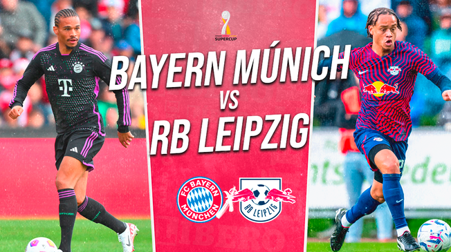 Bayern y RB Leipzig disputan el primer título de la temporada 2023-24.