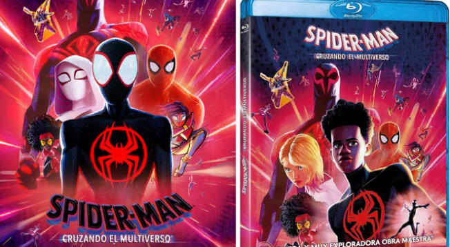 Todo sobre el lanzamiento de "Spider-Man: cruzando el multiverso" en blue ray