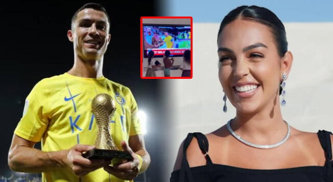 Cristiano Ronaldo ganó el campeonato árabe y Georgina Rodríguez junto a sus hijos celebraron el triunfo.