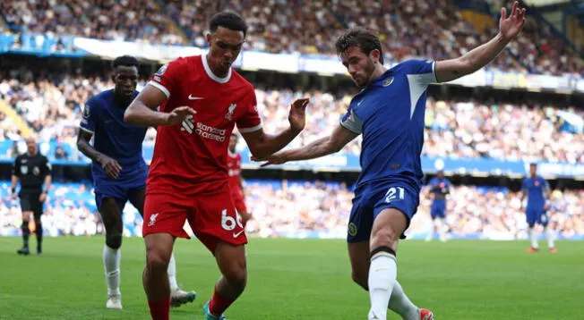 Chelsea igualó con Liverpool en un peleado partido.