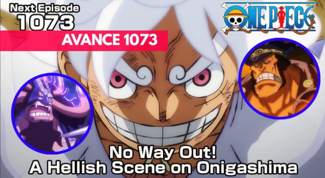 T e mostramos el avance oficial del episodio 1073 de "One Piece".