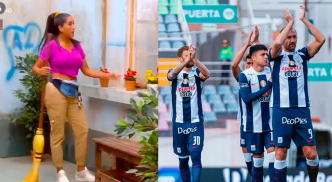 "Al fondo hay sitio" mostró el símbolo del Club Alianza Lima junto a Melissa Paredes y las redes sociales no dudaron en reaccionar.