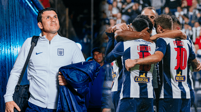 Mauricio Larriera está invicto en dos partidos con Alianza Lima.