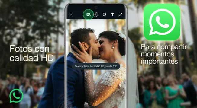 WhatsApp habilitará la opción para enviar fotografías en alta calidad para iOS y Android.