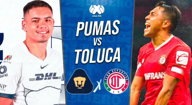 Toluca visita a Pumas en el reinicio de la Liga MX