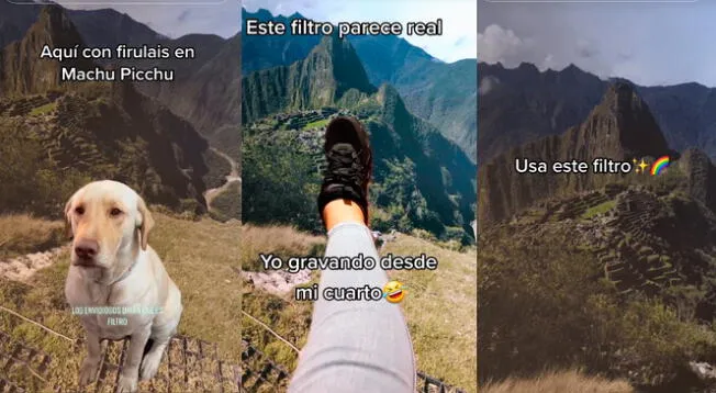 Con este nuevo filtro de TikTok podrás vivir la experiencia de visitar Machu Picchu.