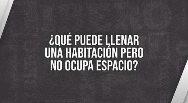 Pon a prueba tu inteligencia y responde el enigma en tiempo récord.