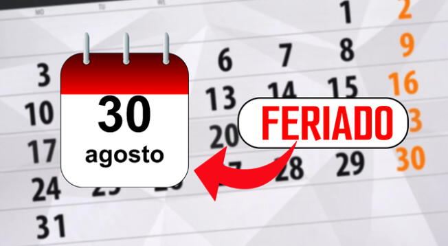 Conoce cuánto deberían pagarte si trabajas el feriado del miércoles 30 de agosto de 2023.