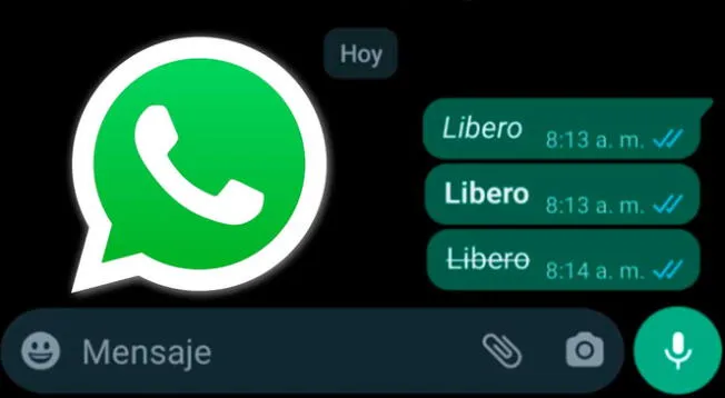 De esta forma podrás utilizar los nuevos 'formatos' de texto en WhatsApp.