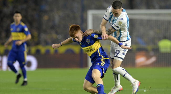 Boca Juniors y Racing empatan sin goles en La Bombonera.