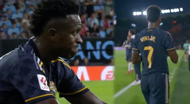 Vinicius se lesionó en el partido Real Madrid vs Celta