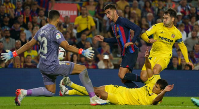 Barcelona y Villarreal chocarán en el Estadio La Cerámica.