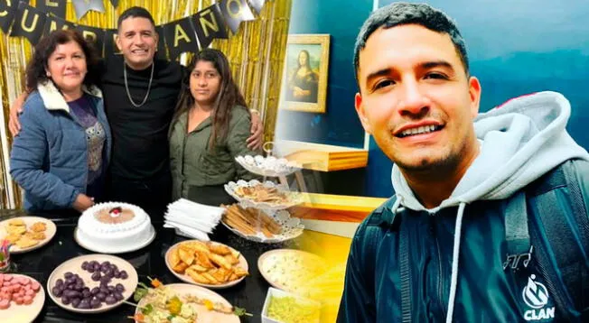 El futbolista Reimond Manco celebró su cumpleaños número 33 el 23 de agosto y compartió fotos de su sencilla reunión en Instagram.