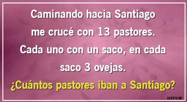 Intenta resolver este nuevo acertijo mental en tiempo récord.