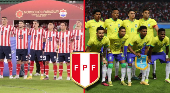 Paraguay y Brasil no estarán con todas sus figuras ante la selección peruana.