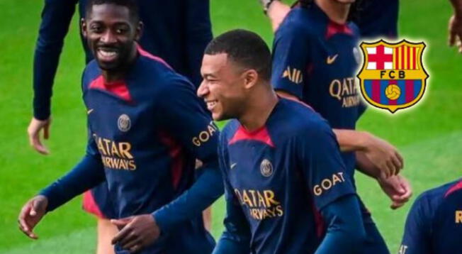 Dembélé participó de diálogo con Mbappé y Lucas donde insultan al FC Barcelona