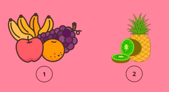 Las frutas que escojas en este nuevo test de personalidad te dejará sorprendido.