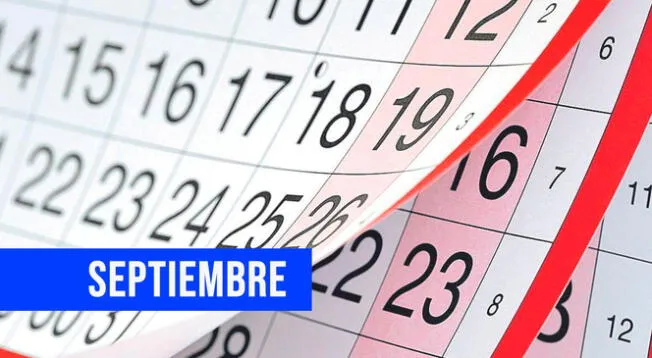 Conoce si el mes de septiembre tendrá feriados.