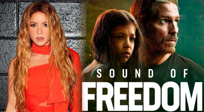 La cantante colombiana Shakira apareció en la película "Sound of freedom" y hace llorar casi a todos.
