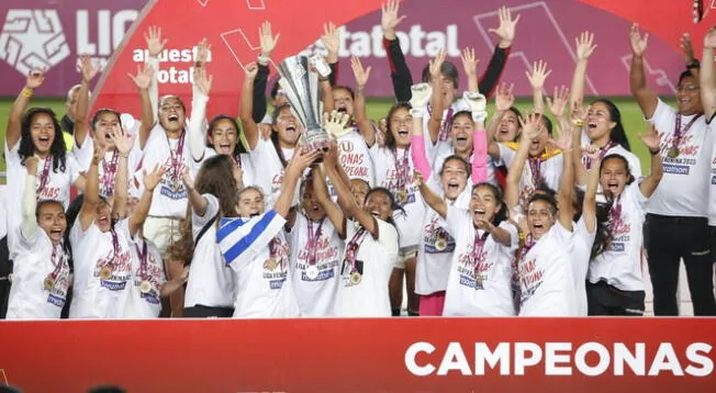Universitario campeón de la Liga Femenina tras ganar 2-0 a Alianza Lima