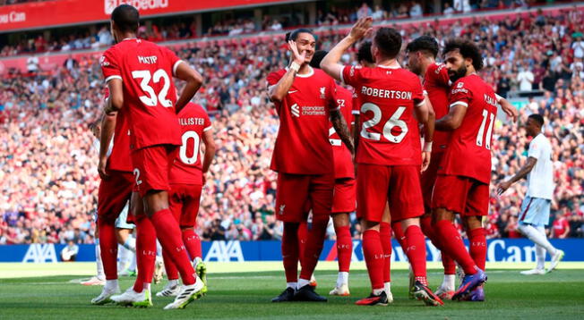 Liverpool se impuso en casa ante Aston Villa por la Premier League