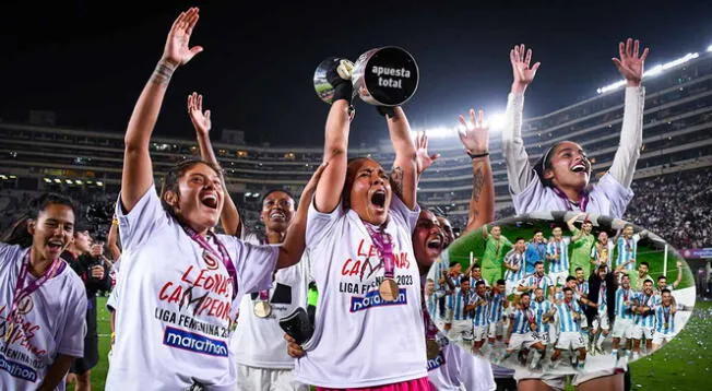 Universitario celebra su título nacional femenino