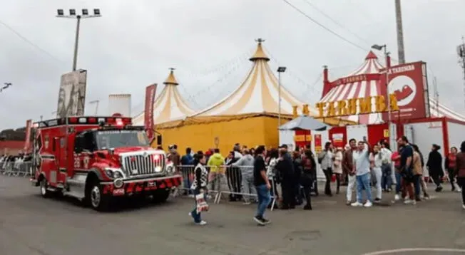 El accidente se dio en la función de esta tarde y el circo brindó un comunicado para aclarar los hechos.