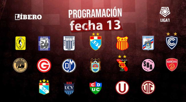 Programación de la jornada 13 del Clausura