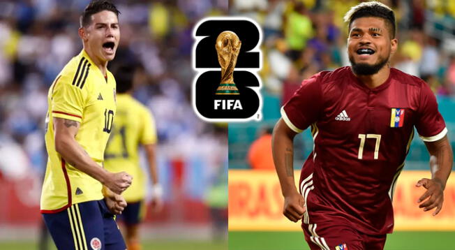 Colombia y Venezuela se enfrentan por las Eliminatorias al Mundial 2026