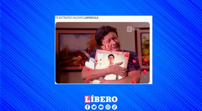 "Te extraño mucho Lapadula" fue el mensaje que se lee en redes sociales.