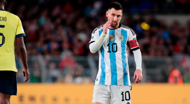 Lionel Messi sería duda ante Bolivia por Eliminatorias