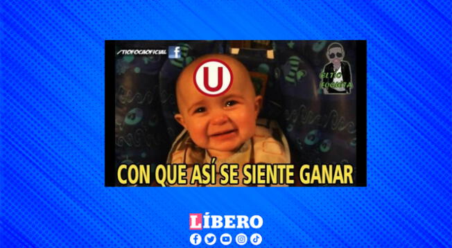 Universitario logró los tres puntos de local y memes dan la hora en redes.