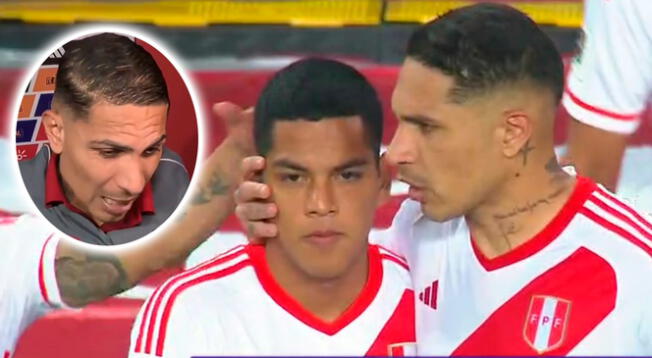 Paolo Guerrero le dedicó unas palabras a Joao Grimaldo tras su debut en la selección peruana.