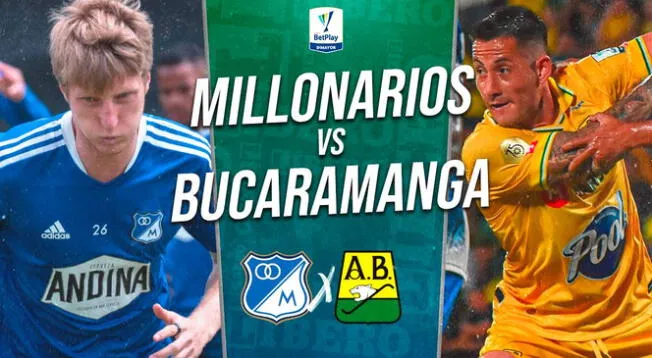 Millonarios vs. Atlético Bucaramanga EN VIVO.