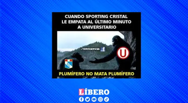 Hinchas se vacilaron con los memes del partido de Cristal ante Universitario.