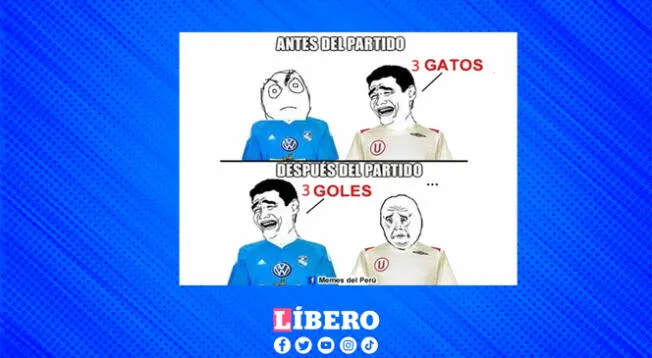 Hinchas se vacilaron con los memes del partido de Cristal ante Universitario.